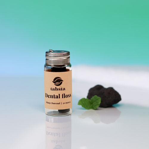 Fil dental Menta-Charcoal