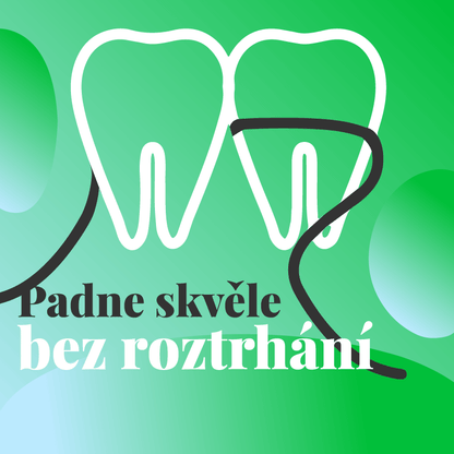 Ață dentară Minty-Charcoal