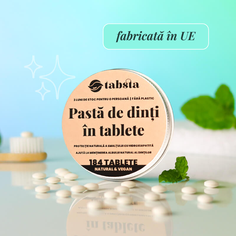 Pasta de dinți în tablete Tabsta® (pentru 3 luni)