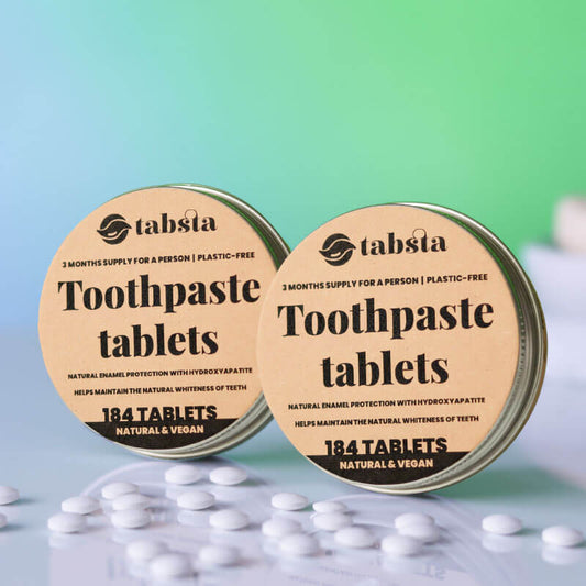 Tabsta® Natural Toothpaste Tablets (duopack) / Save 10%