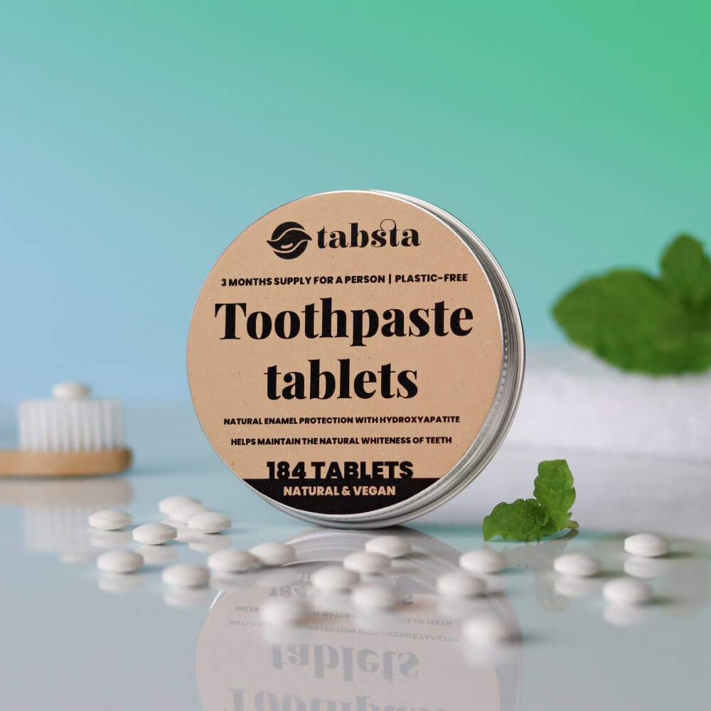 Tabsta® Natural Toothpaste Tablets (for 3 months)